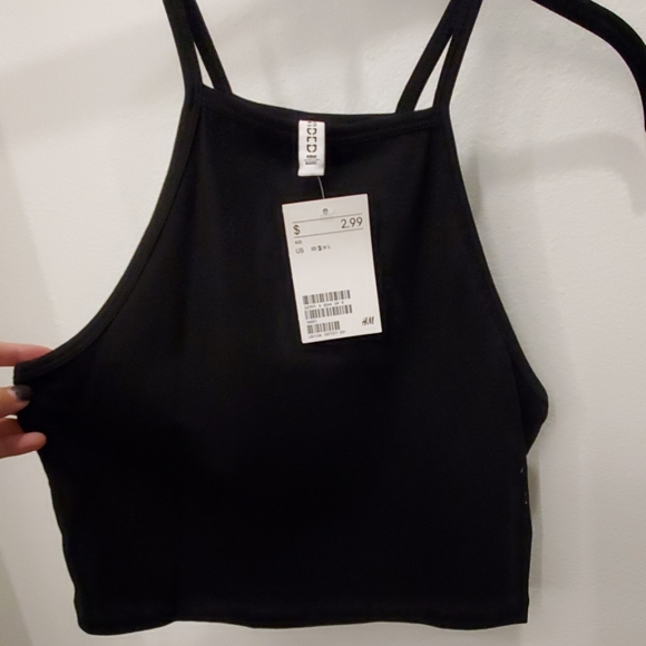 H&M Tops | Nwt Crop Tank Top | Poshmark
